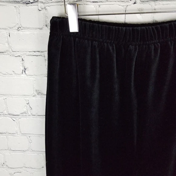 OLEG CASSINI | stretch velvet pull-on pants - Picture 5 of 6